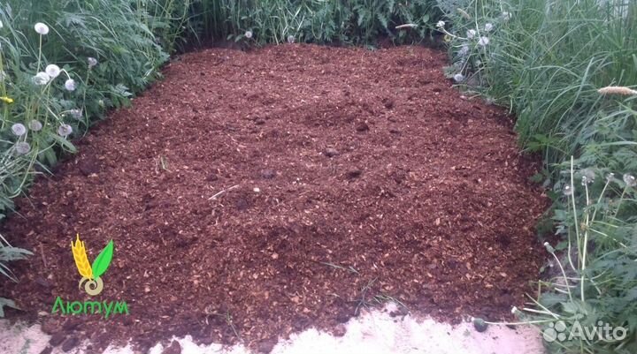 Конский перепревший навоз в мешках 50л