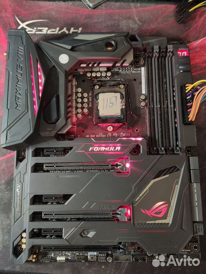 Материнская плата lga 1151 Asus ROG maximus viii f