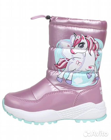 Зимние дутики детские