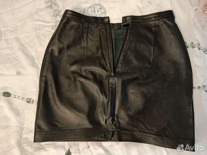Юбка натуральная кожа 44р