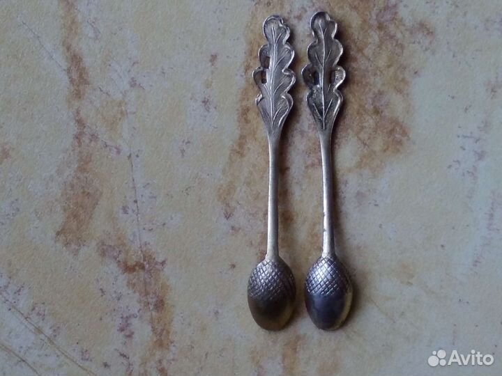 Ложка серебро для соли, специй СССР
