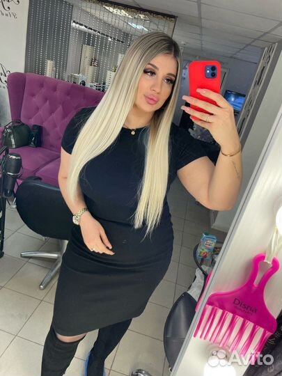 Наращивание волос под ключ