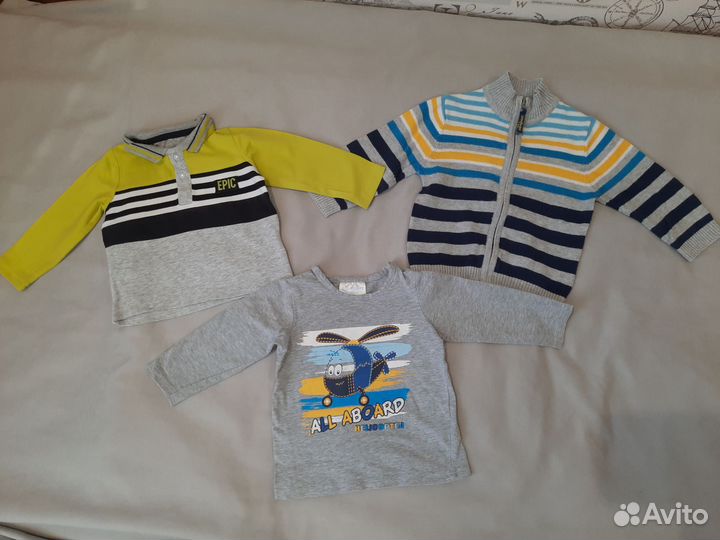 Вещи для мальчика 74/80/86 пакетом