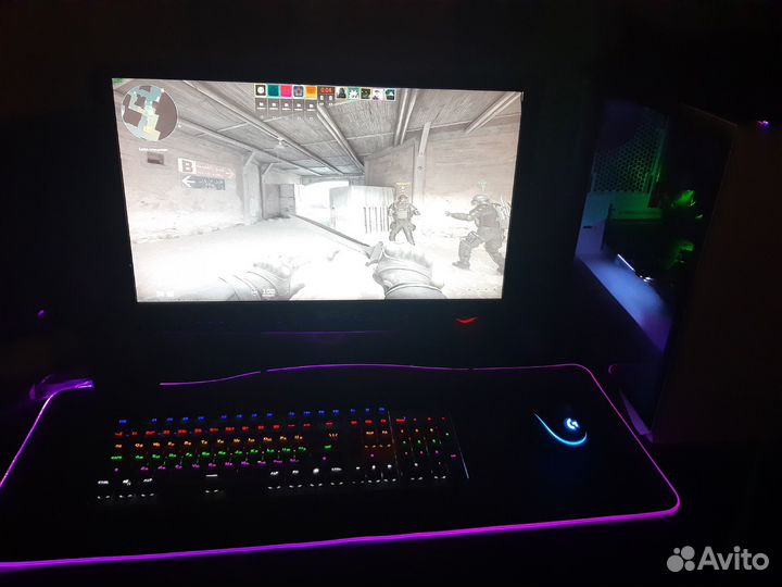 Игровой пк Intel 3 10105/gtx 1070 8gb + монитор