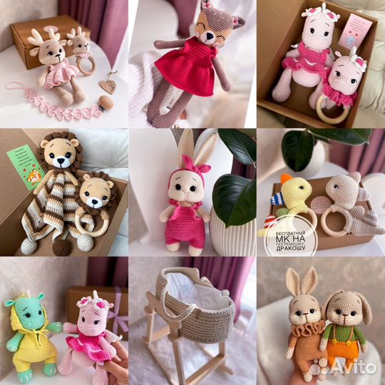 Вязаные игрушки /наборы