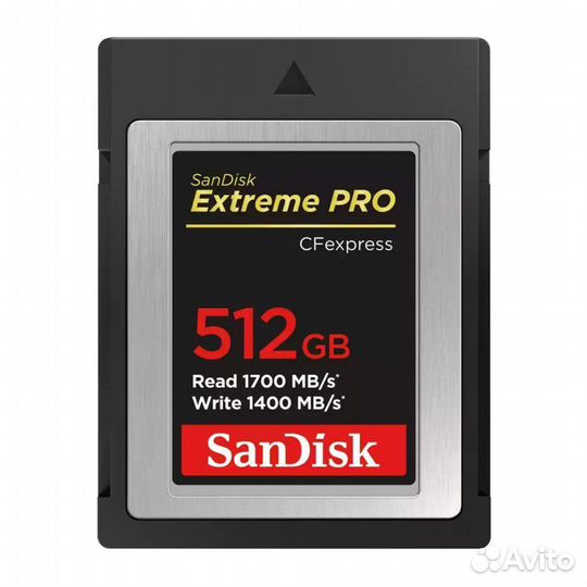 Sandisk Extreme Pro CFExpress Type B 512Gb 1700