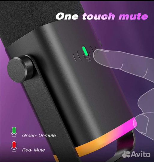 Динамический студийный микрофон Fifine AM8 USB/XLR