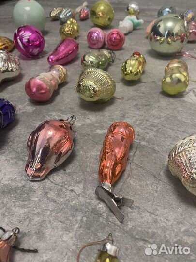 Елочные игрушки СССР