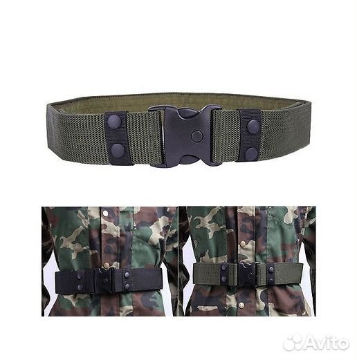 Ремень поясной тактический 50 мм усиленый олива