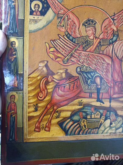 Икона старинная.Михаил Архистратиг