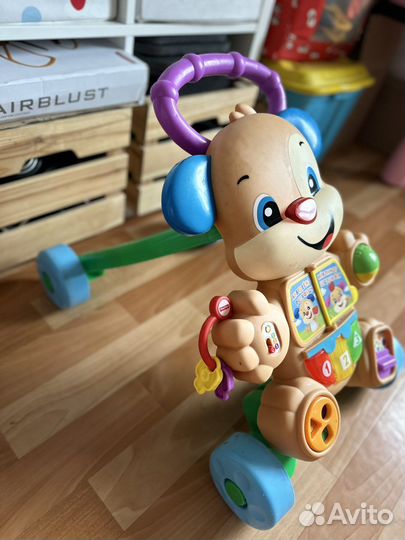 Каталка fisher price умный щенок