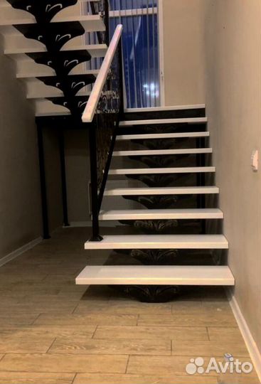 Облицовка бетонных лестниц