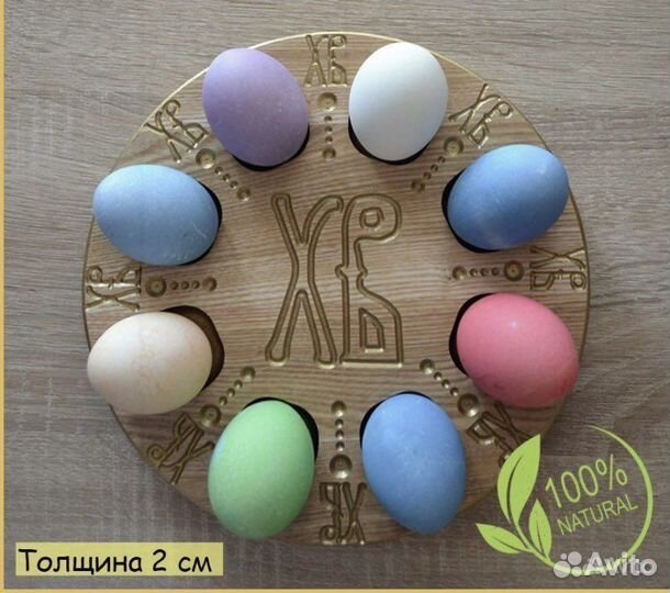 Пасхальная тарелка для яиц