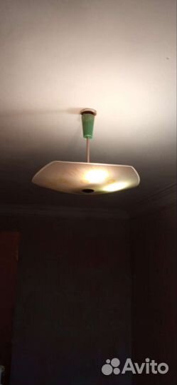 Люстра тарелка СССР