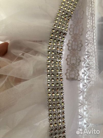 Белый школьный фартук и платье