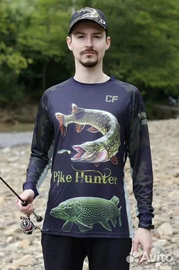 Джерси Crazy Fish Pike Hunter black