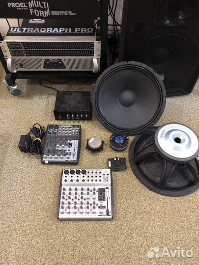 Ремонт усилителей микшерных пультов динамиков