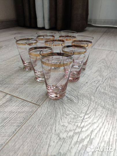 Стопки СССР, тонкое марганцевое стекло