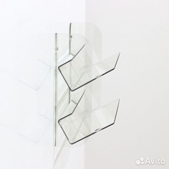 Полка для гель лаков на стену наклонная 308х190х97