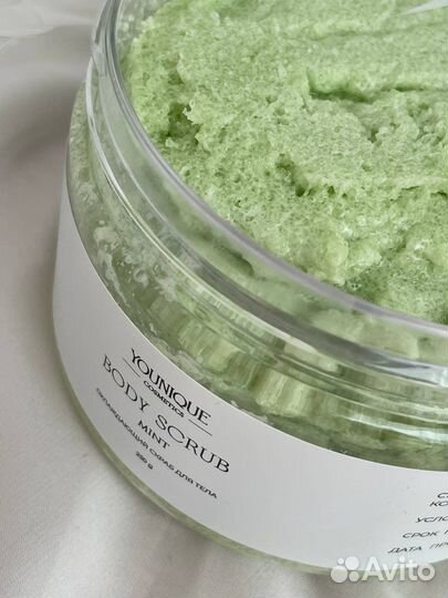 Натуральный скраб для тела охлаждающий