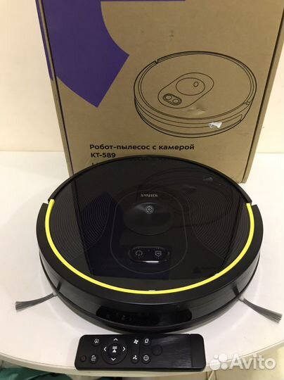 Робот-пылесос С камерой Kitfort KT-589 (Wi-Fi)