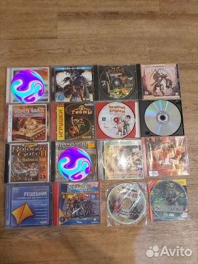 Cd диски с играми и фильмами