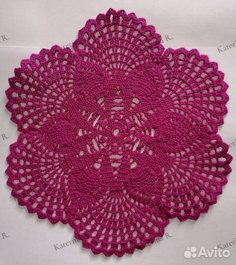 Вязанные салфетки