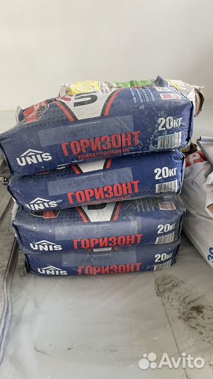 Наливной пол unis горизонт быстротвердеющий