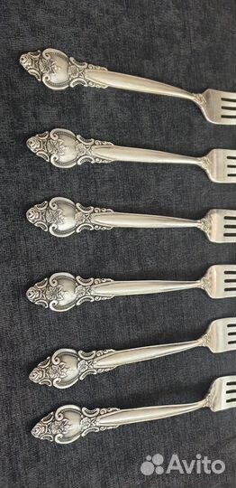 Столовые мельхиоровые вилки Киевская троянда