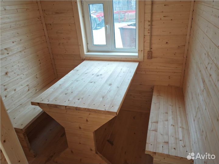 Мобильная баня из бруса