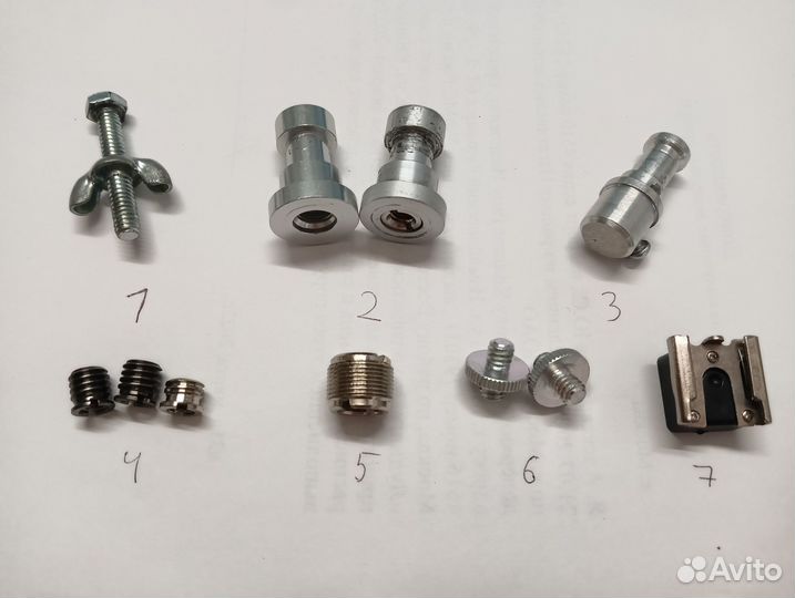 Адаптеры и переходники для фотоаппарата и штатива