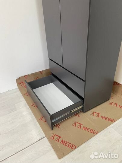 Шкаф новый распашной, графит в наличии