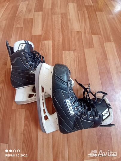 Хоккейные коньки bauer 43 размер