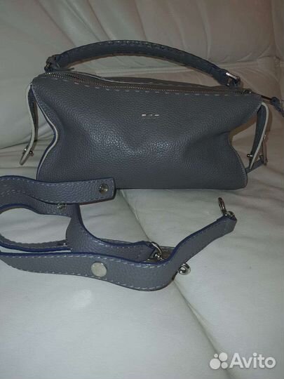 Сумка натуральная кожа fendi
