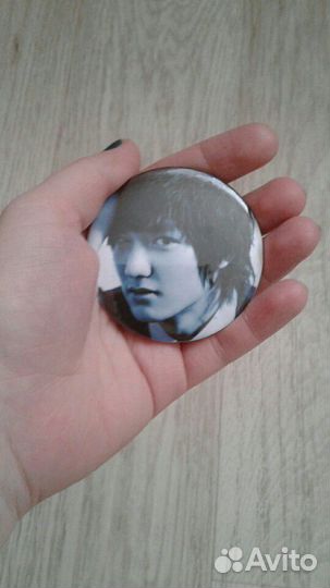 Значок с Ли минхо (k-pop, дорамы и всё такое)