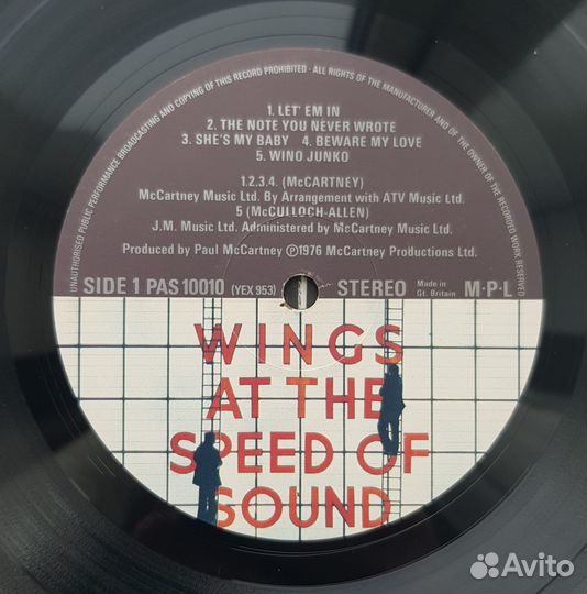 Wings - AT the Speed of Sound 1976