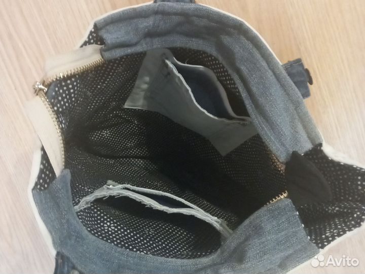 Сумка джинсовая