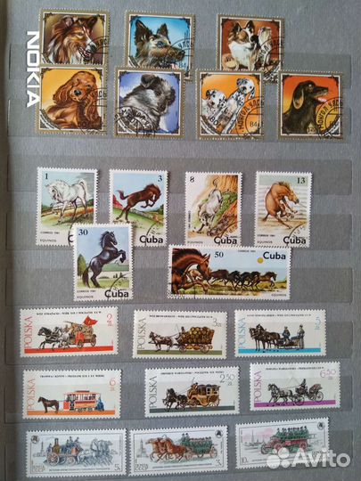 Альбом с марками млекопитающие