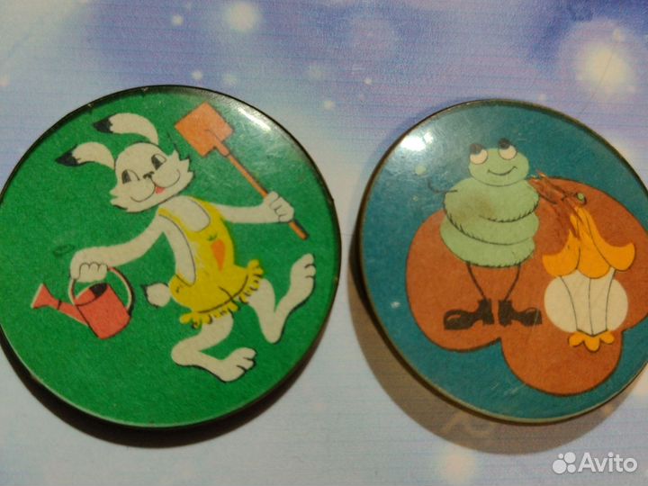 Значки СССР. Мультфильмы. Дисней