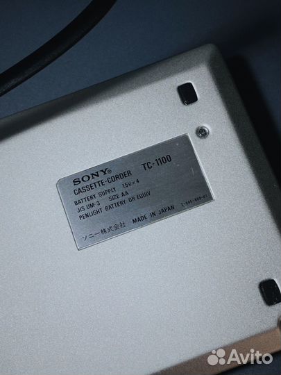 Кассетный плеер sony tc-1100