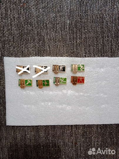 Значки олимпиада 80