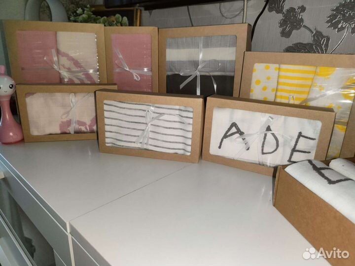 Муслиновые пеленки, набор