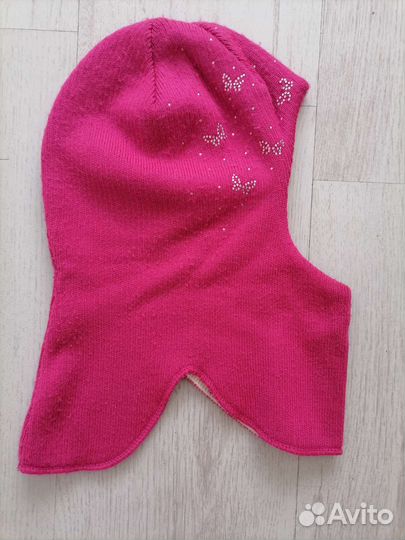 Шапка шлем для девочки