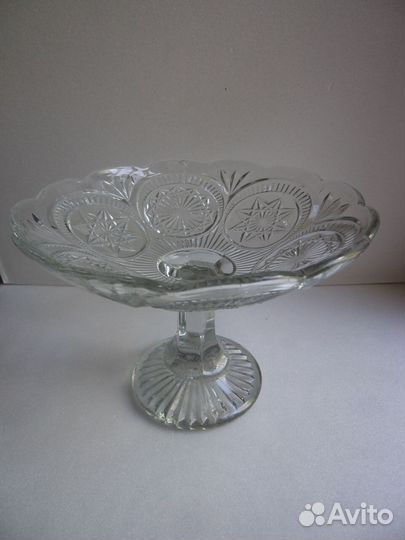 Вазы фруктовницы.Толстое стекло.ссср