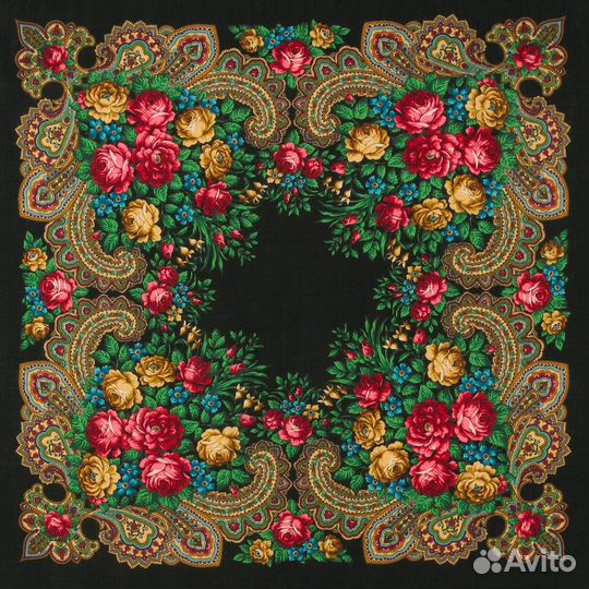 Павловопосадский платок “незнакомка»