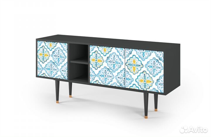 Тв-тумба T5 - Антрацит - Portugese tiles