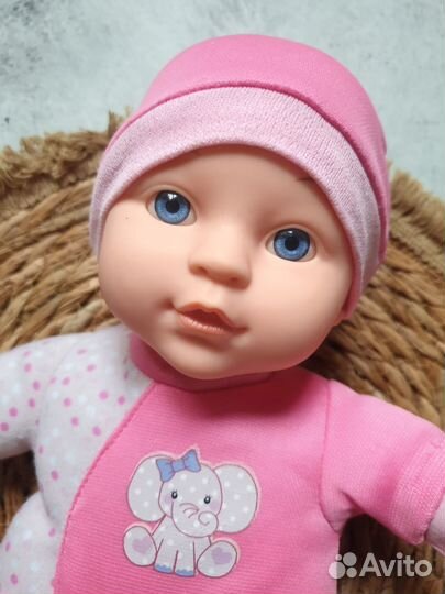 Кукла пупс мягко набивная 30 см