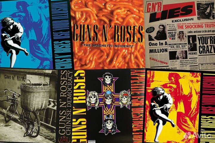 Guns N' Roses - Use Your illusion I-2 1993г 2LP