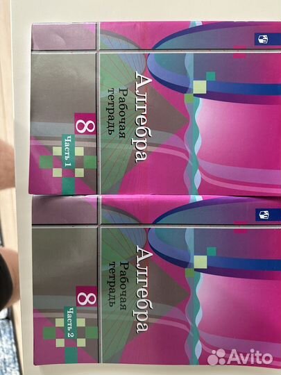 Алгебра 8 класс рабочая тетрадь в двух частях