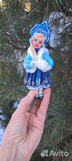 Ватные елочные игрушки